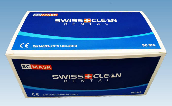 Medical Mask Typ IIR SCMASC by Swissclean