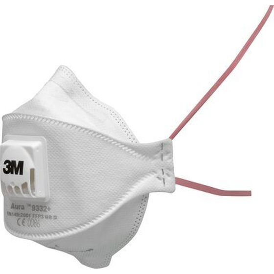 3M 9332+ Aura ffp3  Atemschutzmaske - Staffelpreise