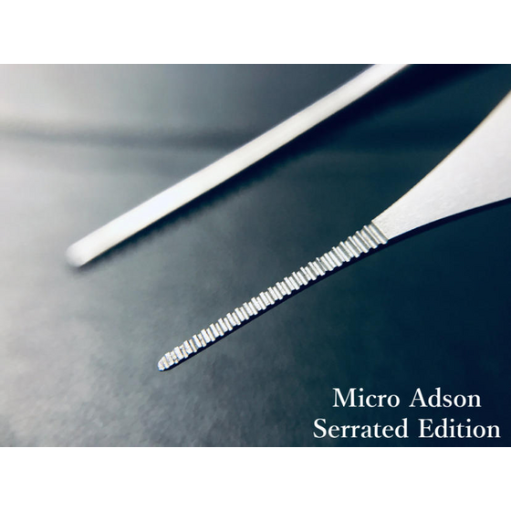 Micro Adson Serrated 1.0mm, 15.5cm