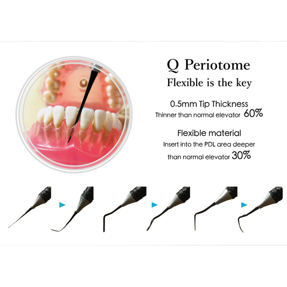 Q Periotome Mesial/Distal, 2.0mm, 15.5cm