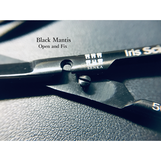 Black Mantis La Grange Scissor schwarz, 11.5cm