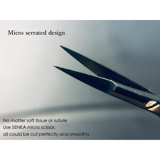 Micro Scissors Gerade, schwarz, 17.0cm